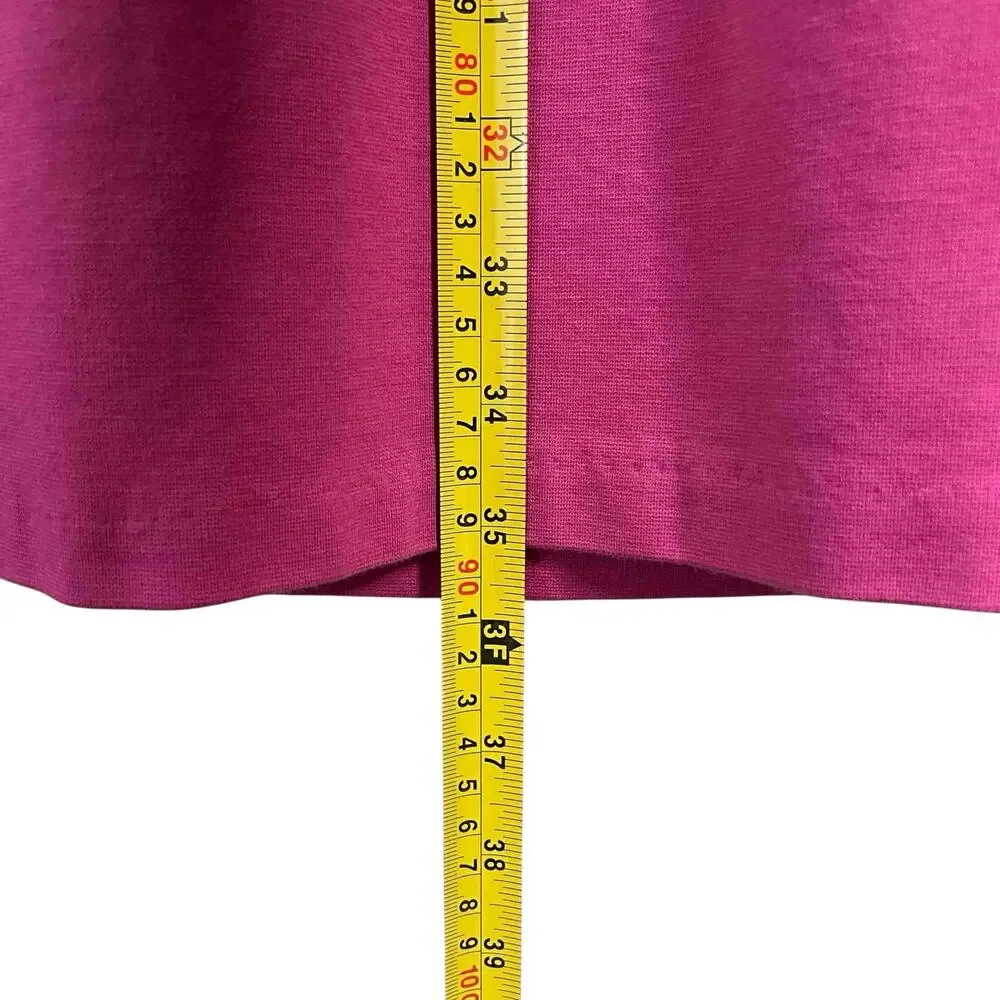 Womens Boden Siobhan Lined Ponte Shift Dress Blue Pink Colorblock Jersey Sze 6R - Picture 8 of 8